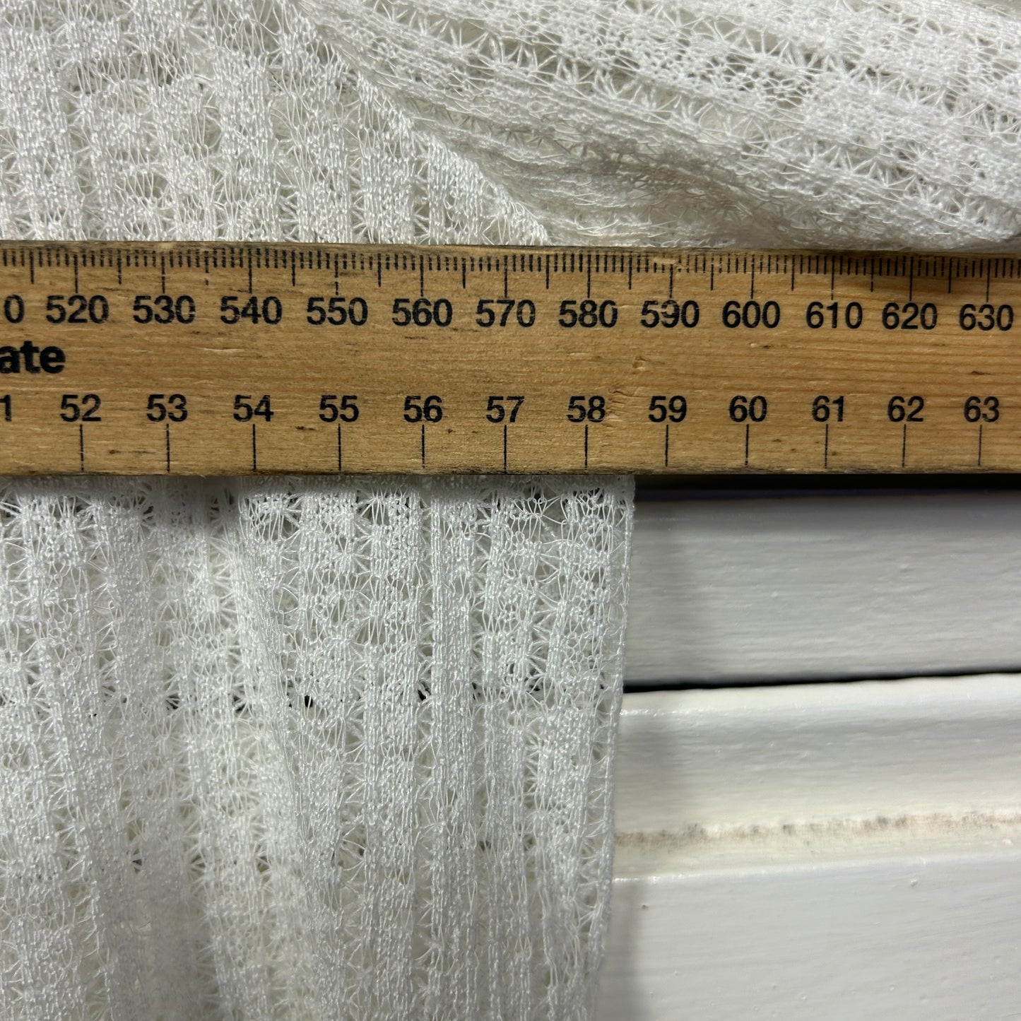 Miss Valley Top Size 14 Large White Sheer