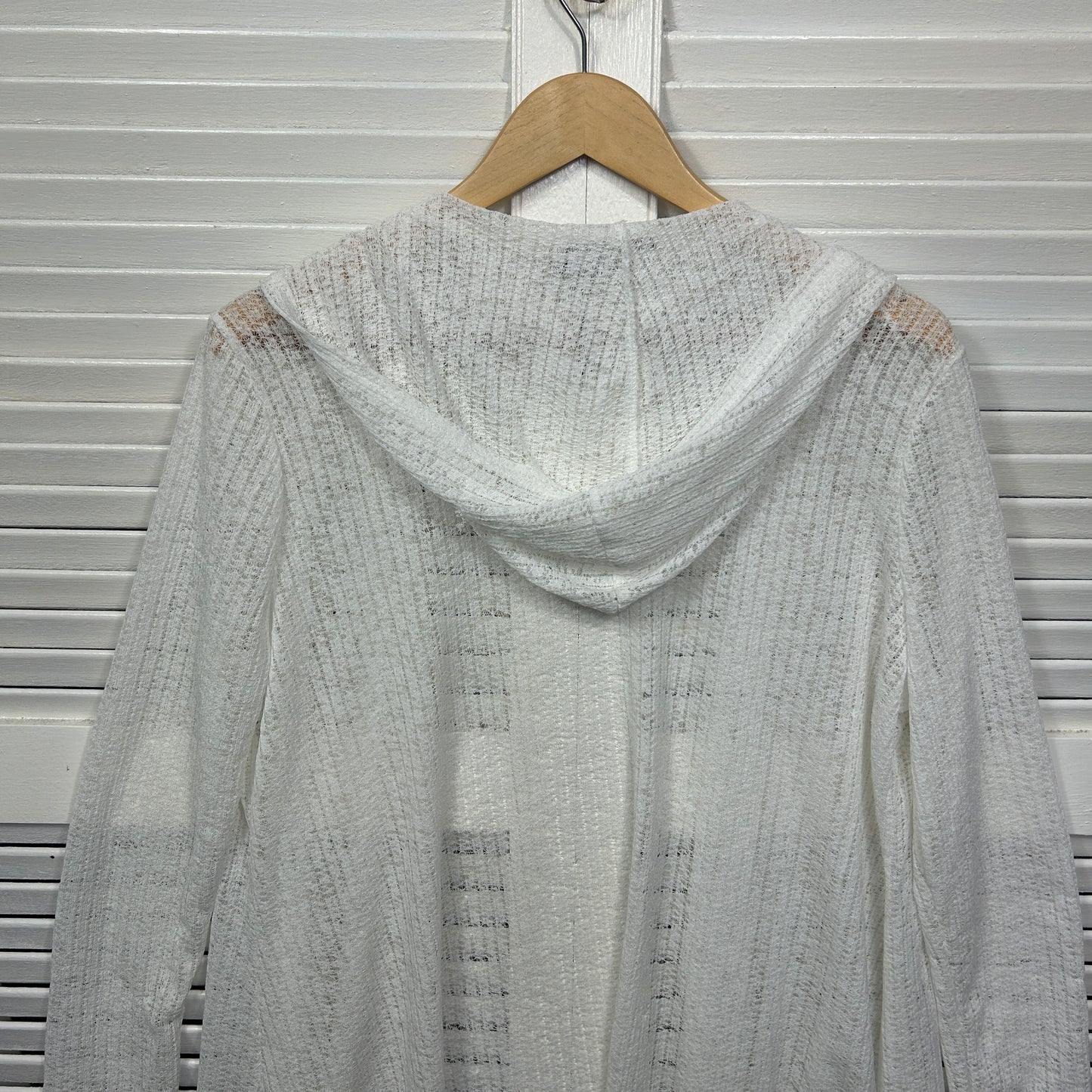 Miss Valley Top Size 14 Large White Sheer