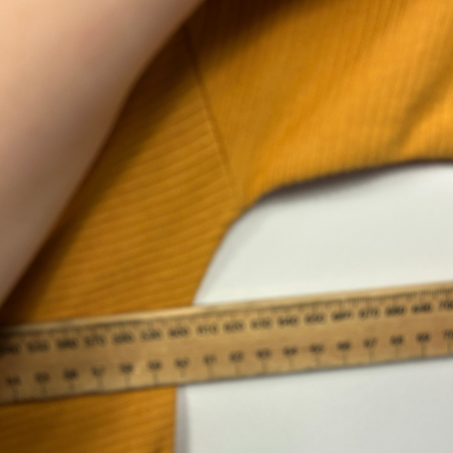 Anko Mustard Yellow Textured Long Sleeve Top - Size 16