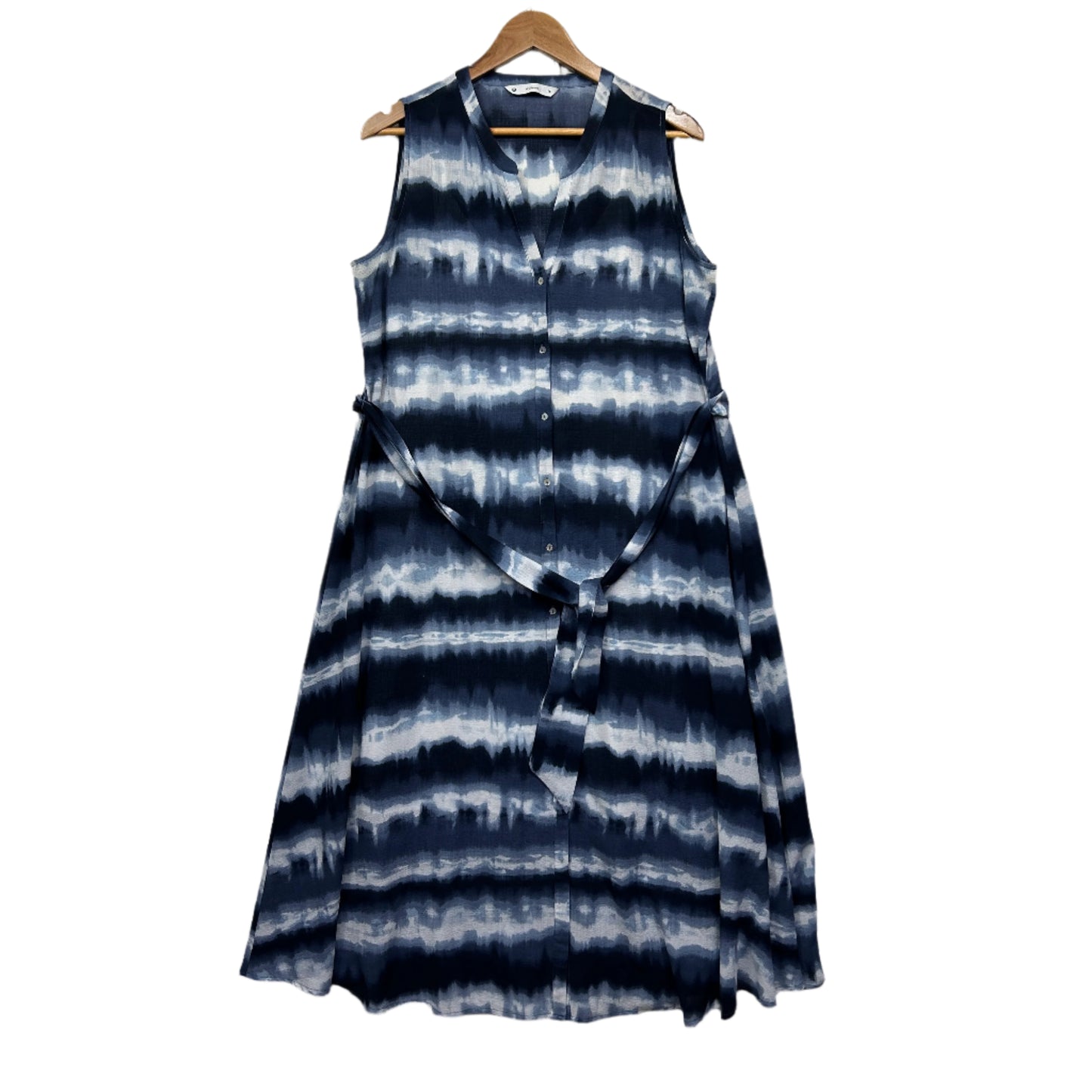 Target Maxi Dress Size 14 Sleeveless Tie-Dye Belt