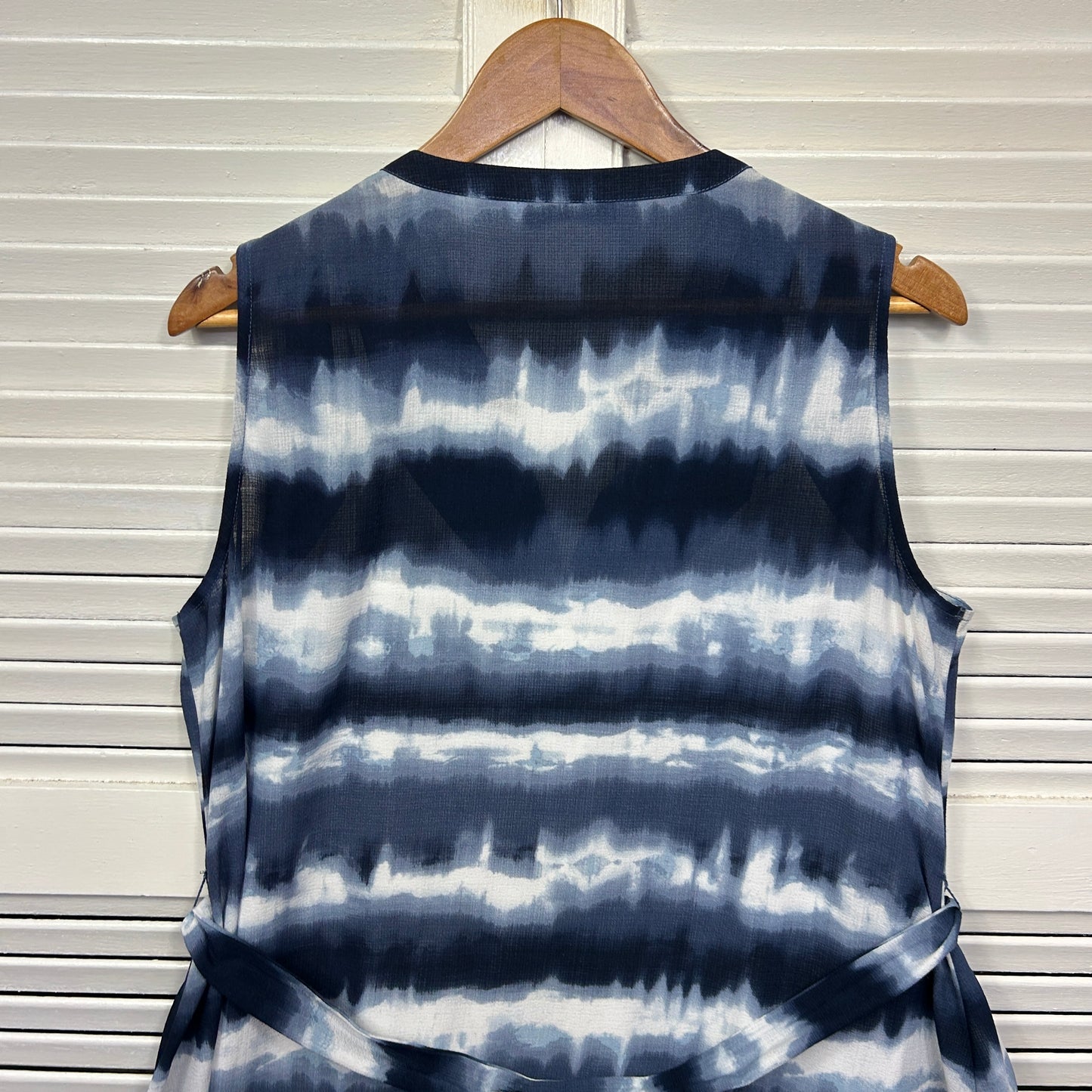Target Maxi Dress Size 14 Sleeveless Tie-Dye Belt