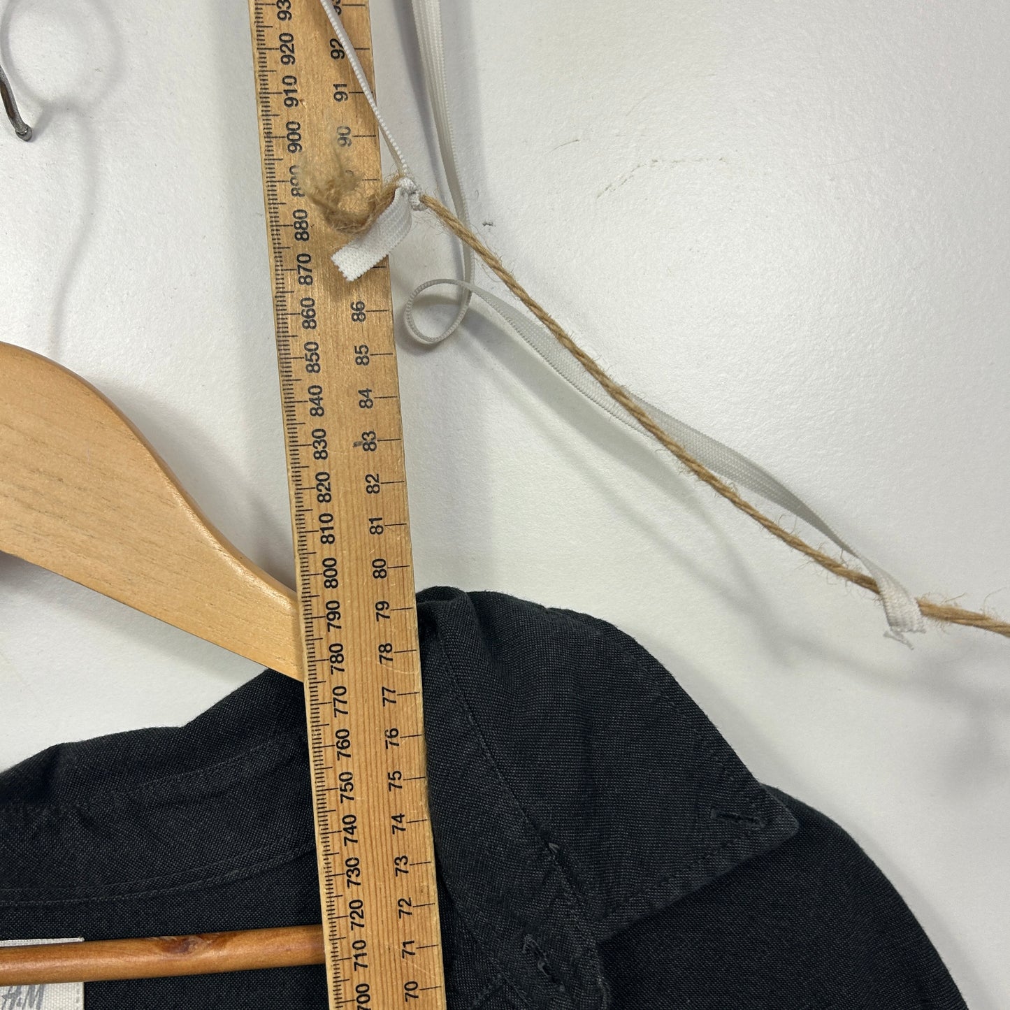 H&M Black Mens Cotton Long Sleeve Shirt - Size 2XL