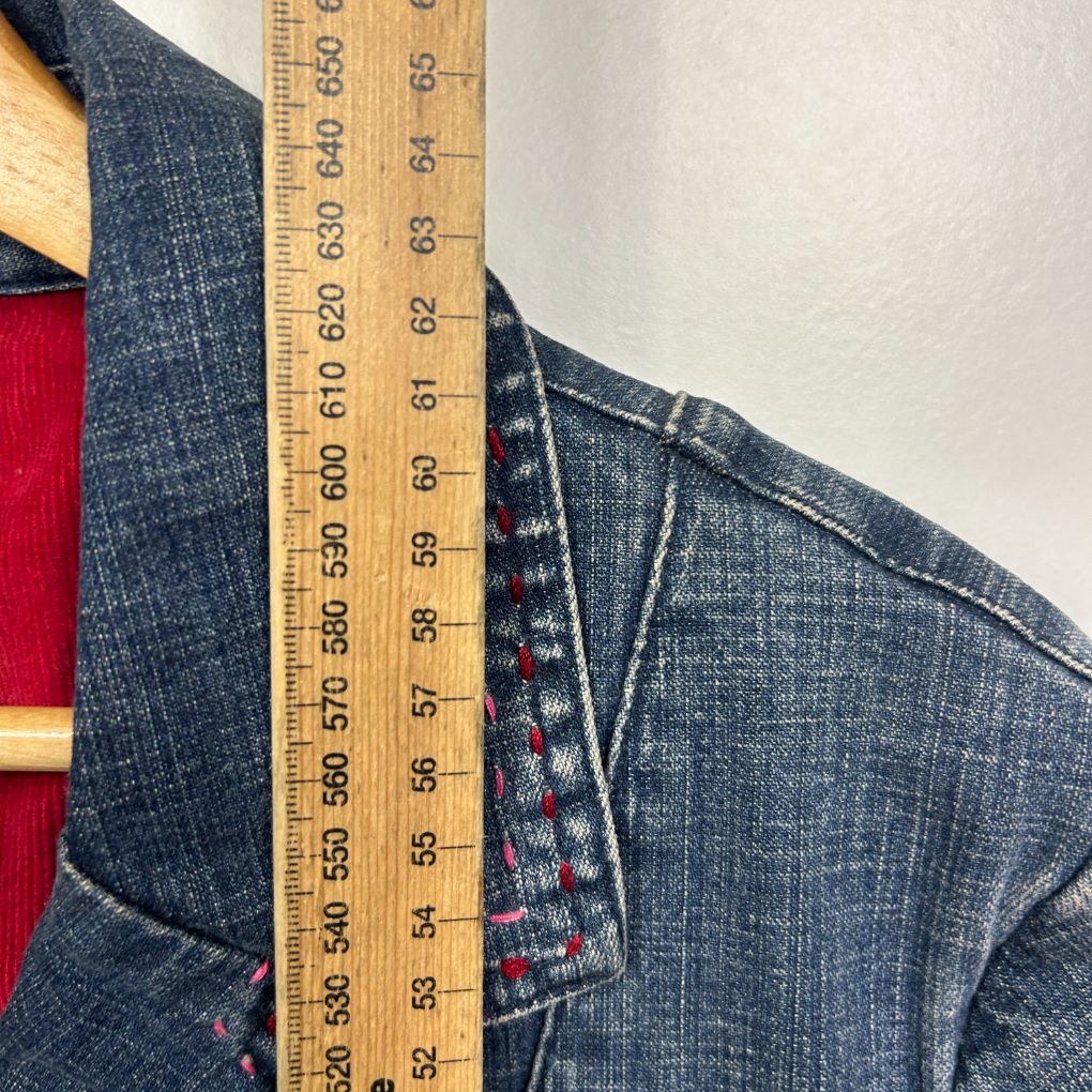 Vintage Lee Blue Denim Cotton Jacket - Size L