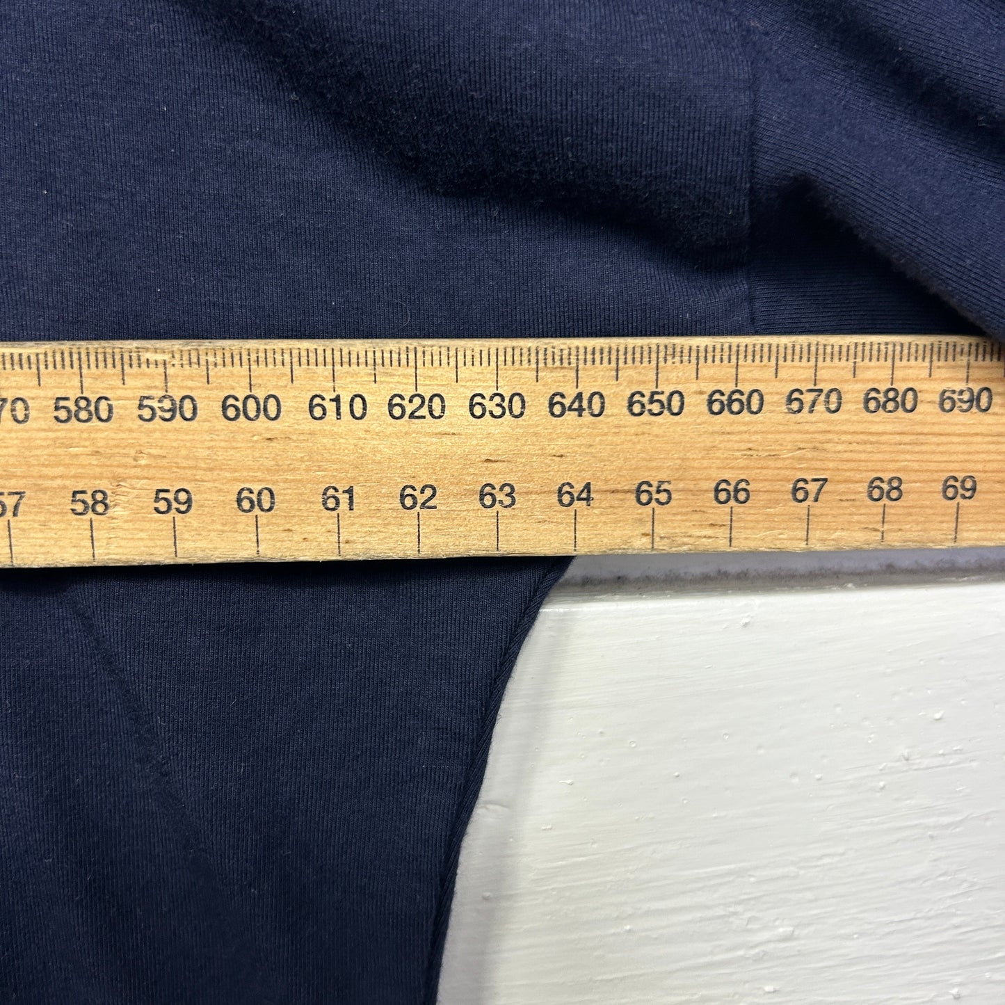 Whispers Bamboo Top Size 14 Large Long Sleeve Navy