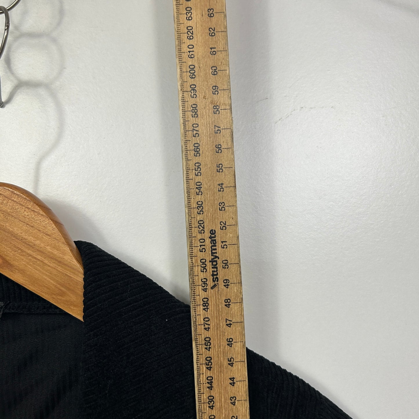 Shein Curve Black Cordaroy Crop Jacket - Size 2XL