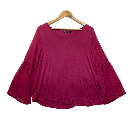 Katies Top Size Large 14 Long Sleeve Casual New