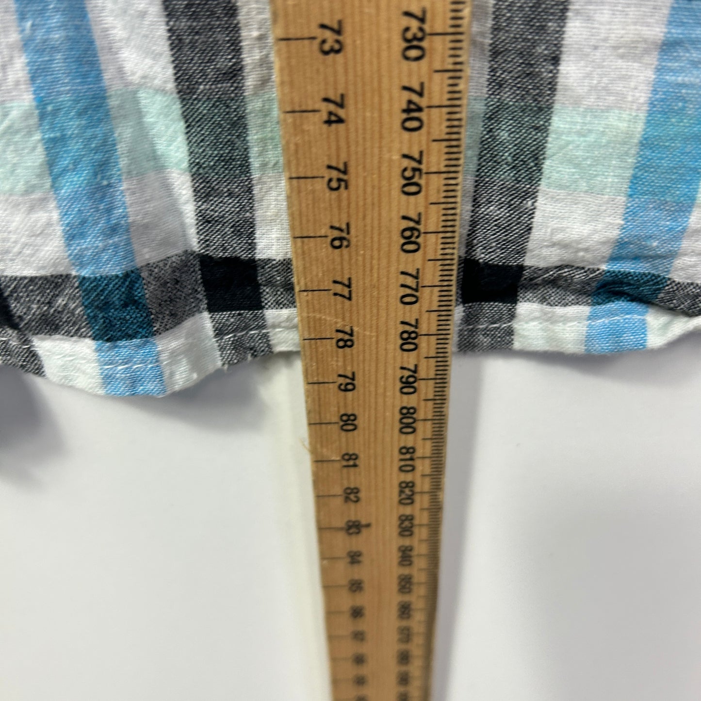 Rivers Shirt Size Mens 4XL Check Short Sleeve