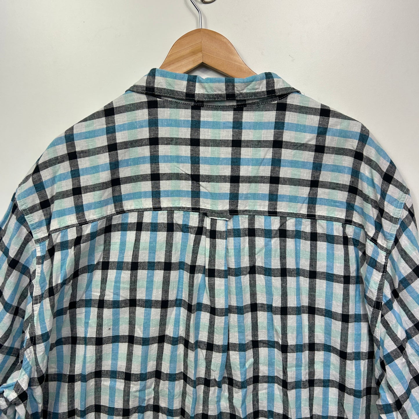 Rivers Shirt Size Mens 4XL Check Short Sleeve