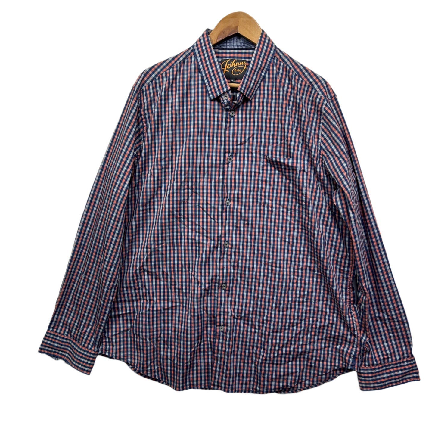 Johnny Bigg Shirt Size 2XL Long Sleeve Check