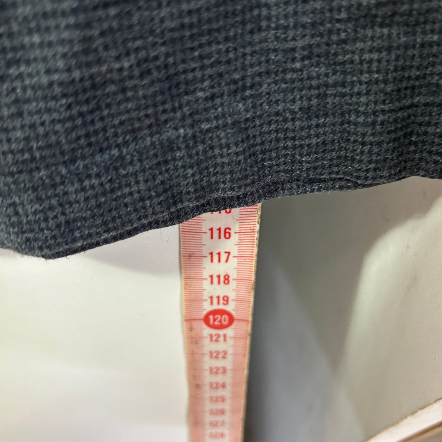 Vintage Long Tall Sally Charcoal Grey Textured Pants - Size 14