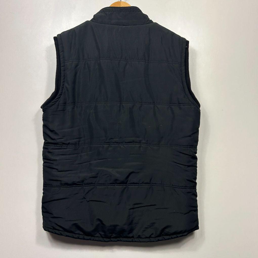 Fila Black Puffer Unisex Vest - Size L