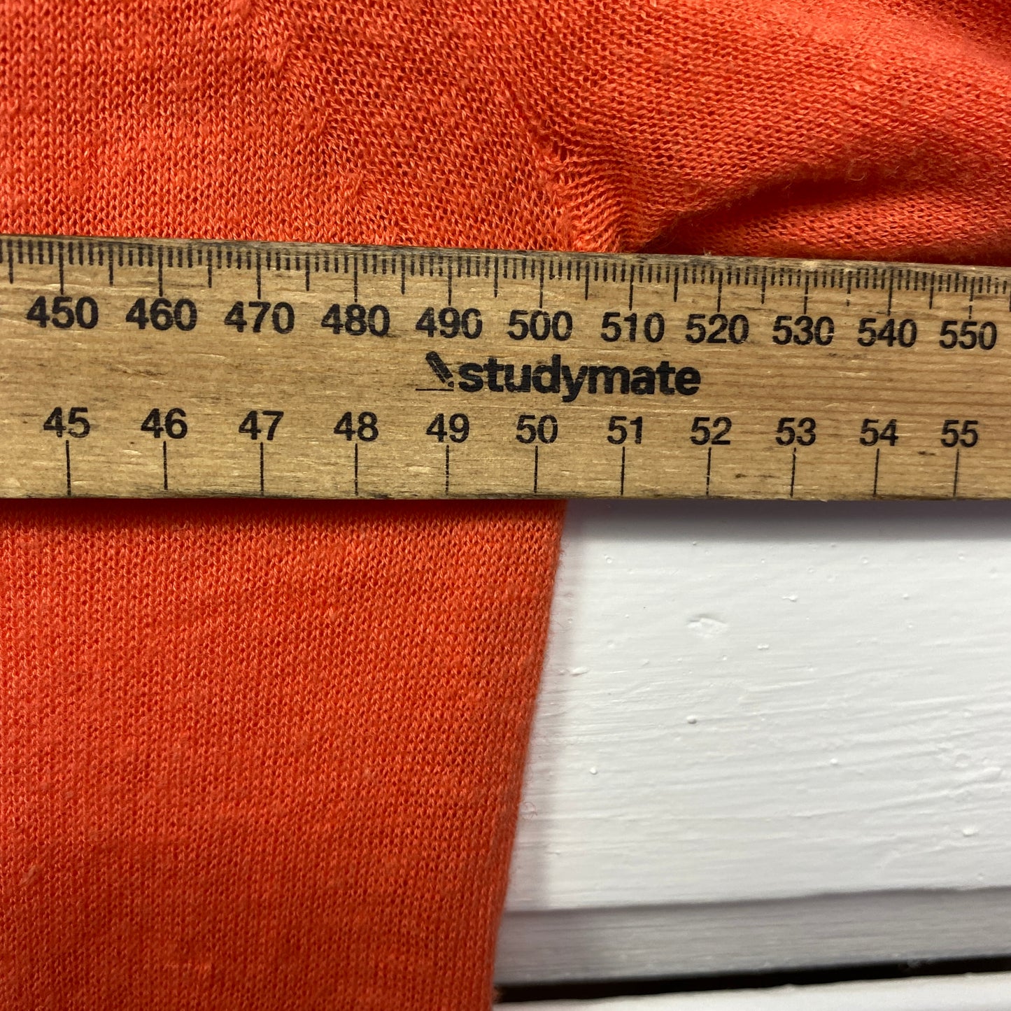 Glassons Knit Top Size 14 Large Orange Lightweight