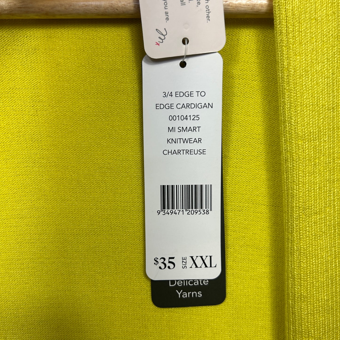 Millers Cardigan Size 2XL Citrus Knitwear New