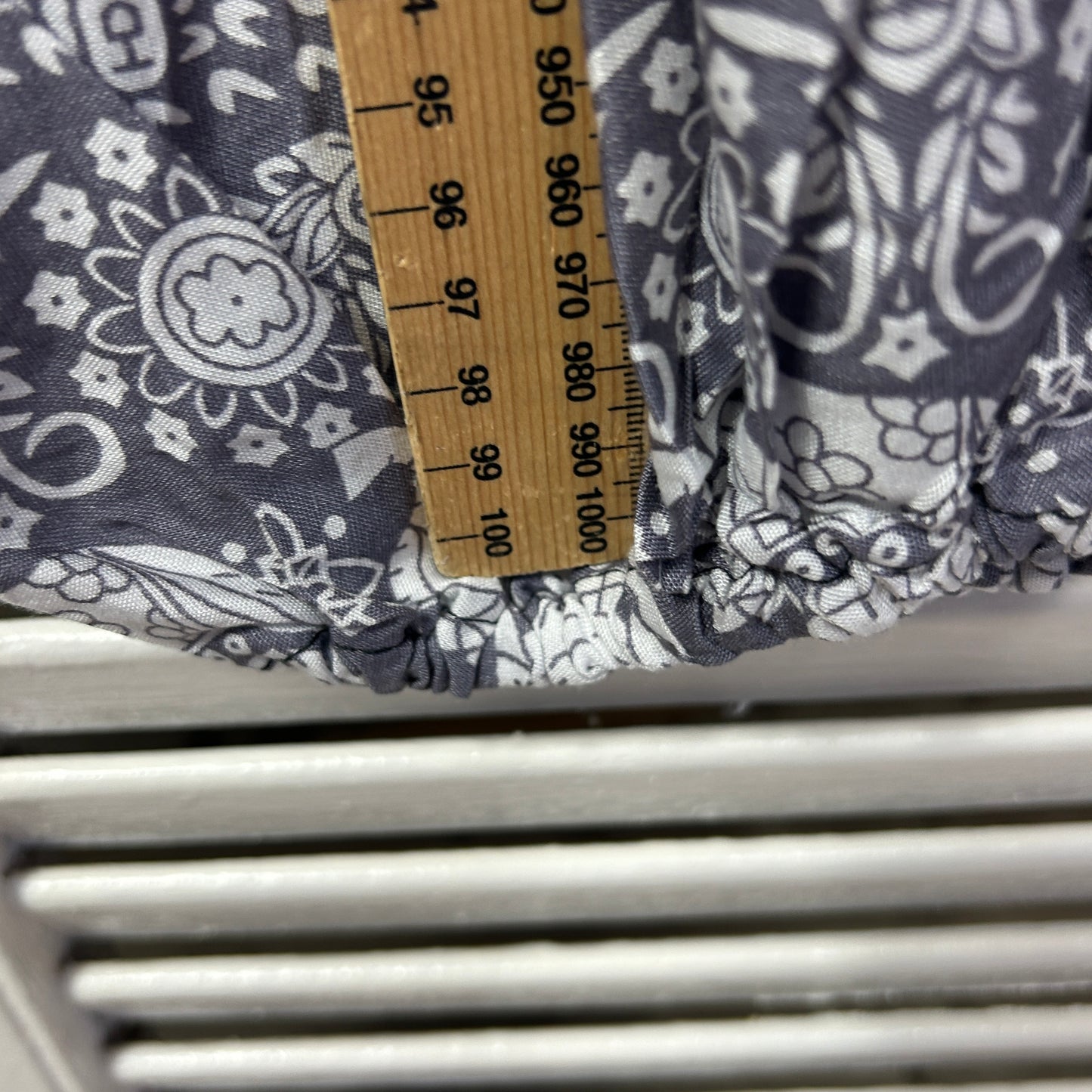 Boho Harem Pants Size 16 18 Black White Elastic Ankle