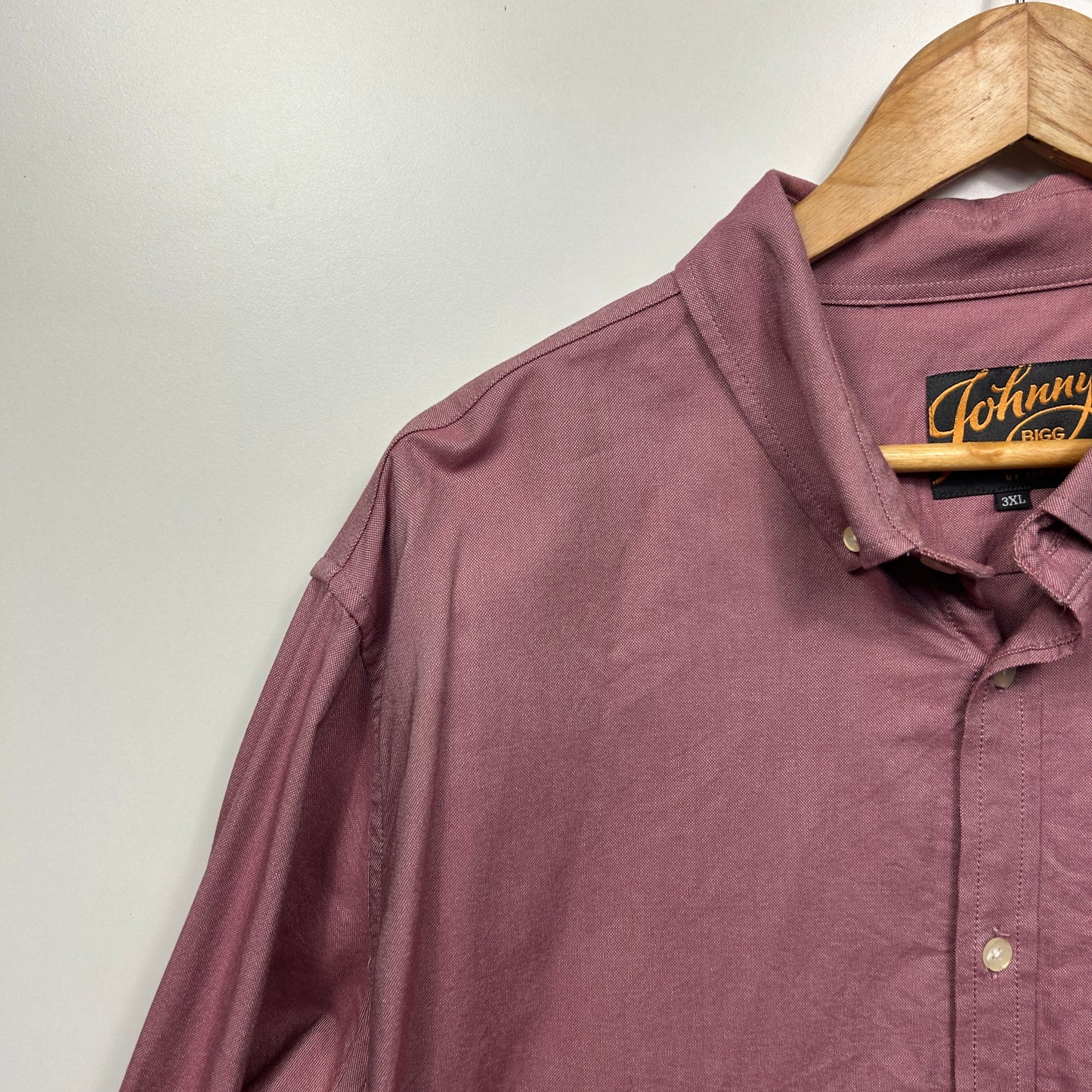 Johnny Bigg Shirt Size 3XL Pink Long Sleeve