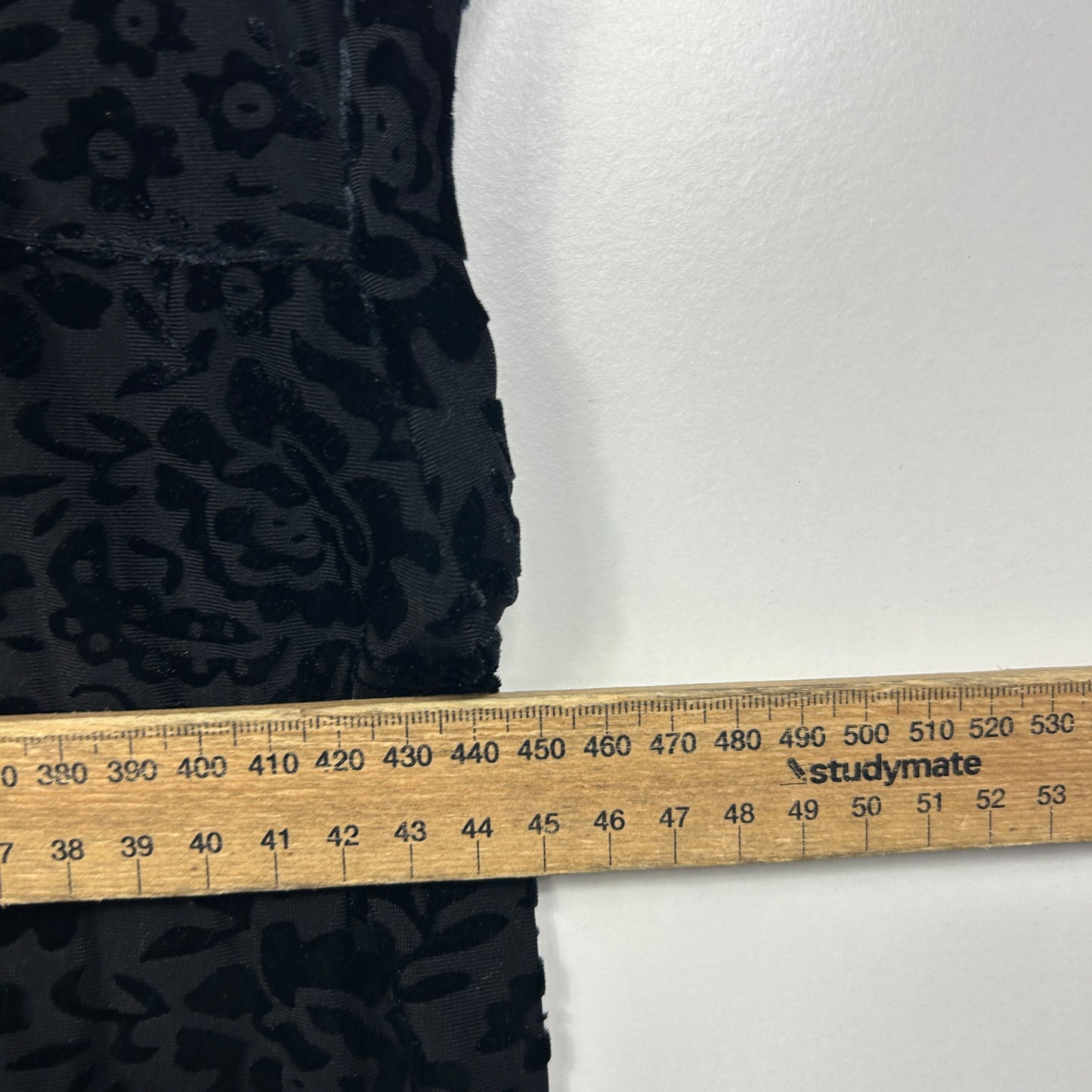 Capture Black Textured Floral Top - Size 12