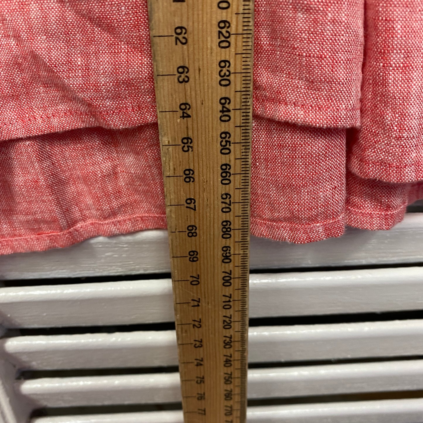 Ridley Linen Top Size Large 14 Pink Long Billow Sleeve New