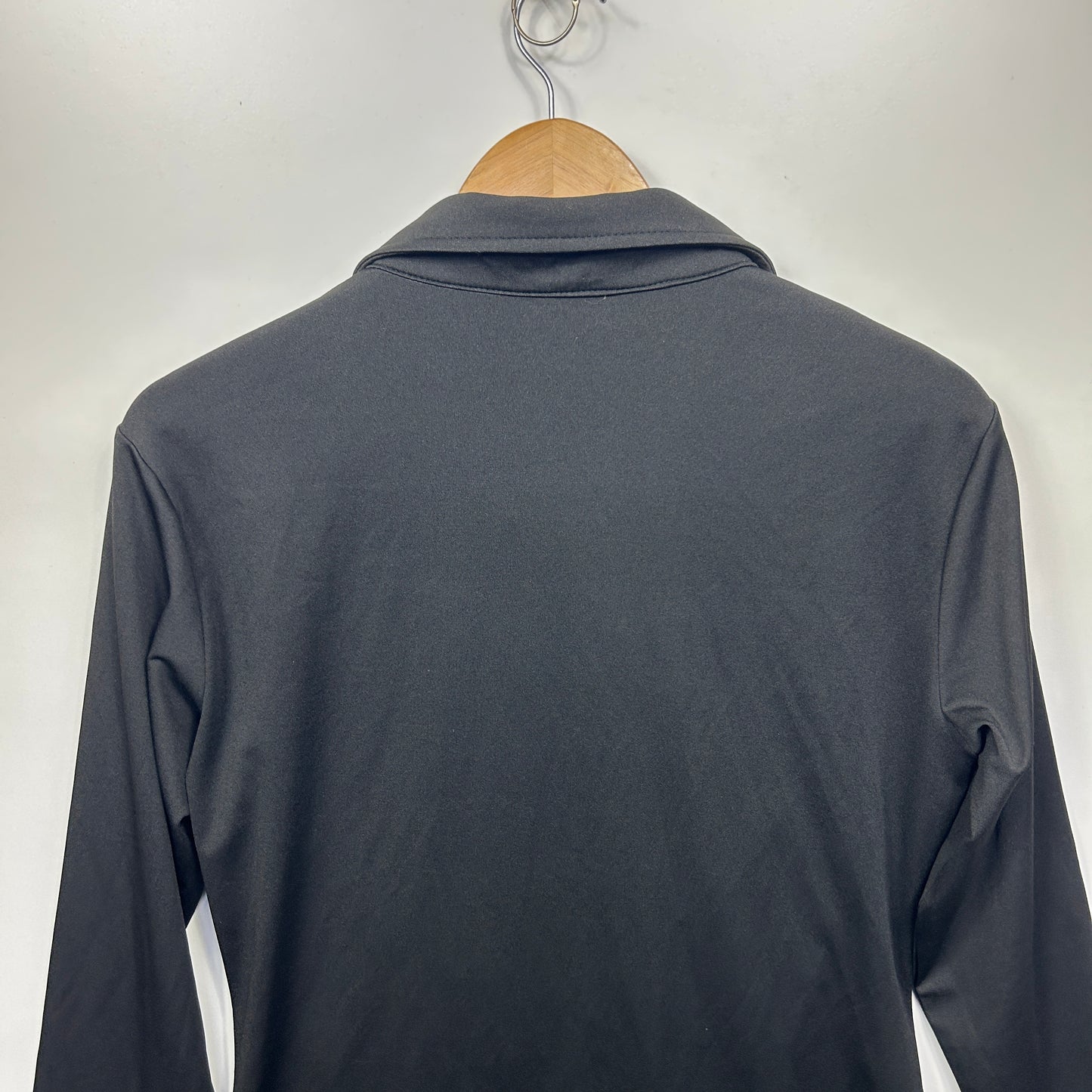 Shein Dress Size 14 16 1XL Black Long Sleeve Button Up