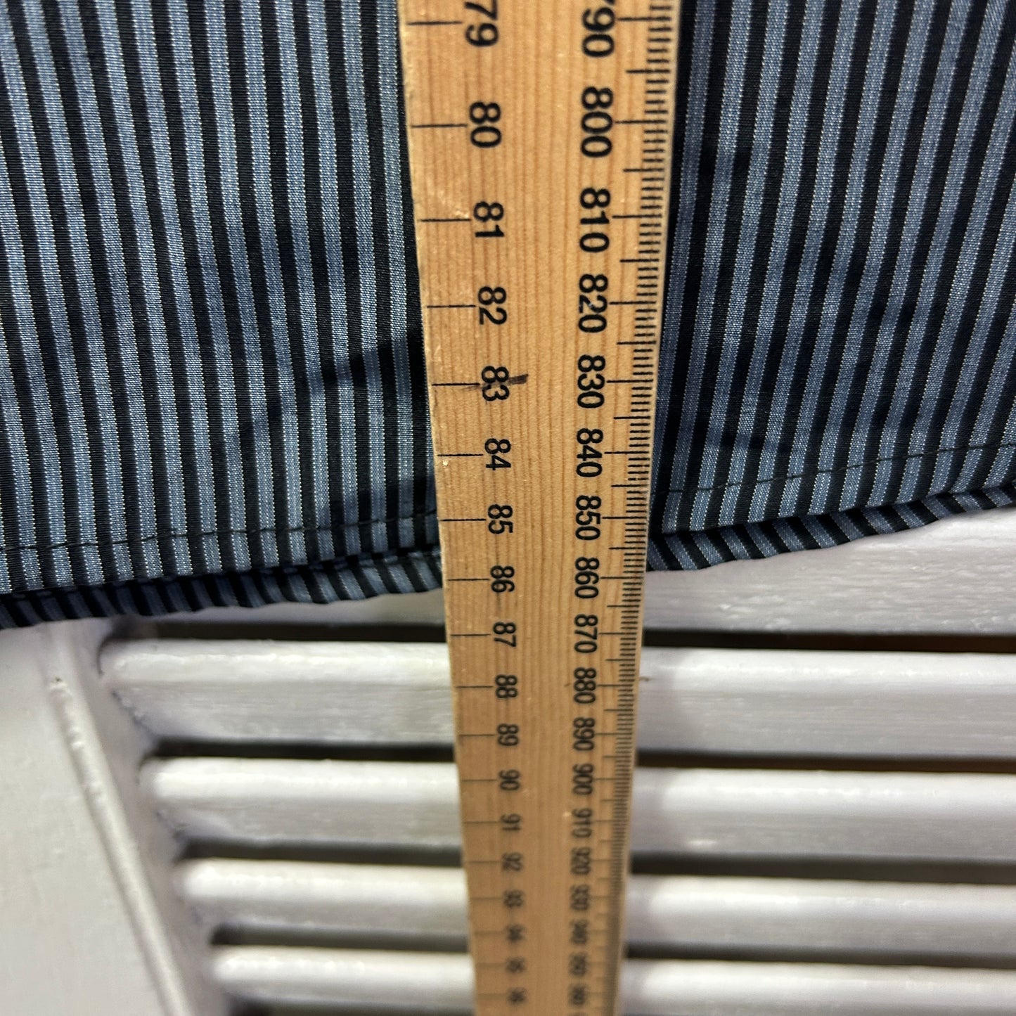 Tarocash Shirt Size 5XL Grey Striped Long Sleeve