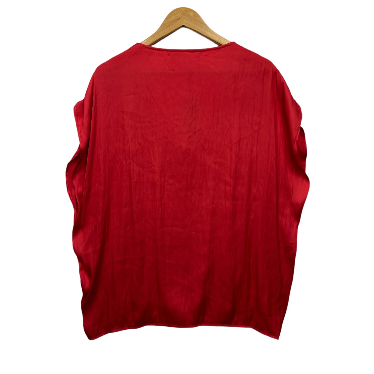 Katies Top Size 20 Red Bubble Top Short Sleeve New