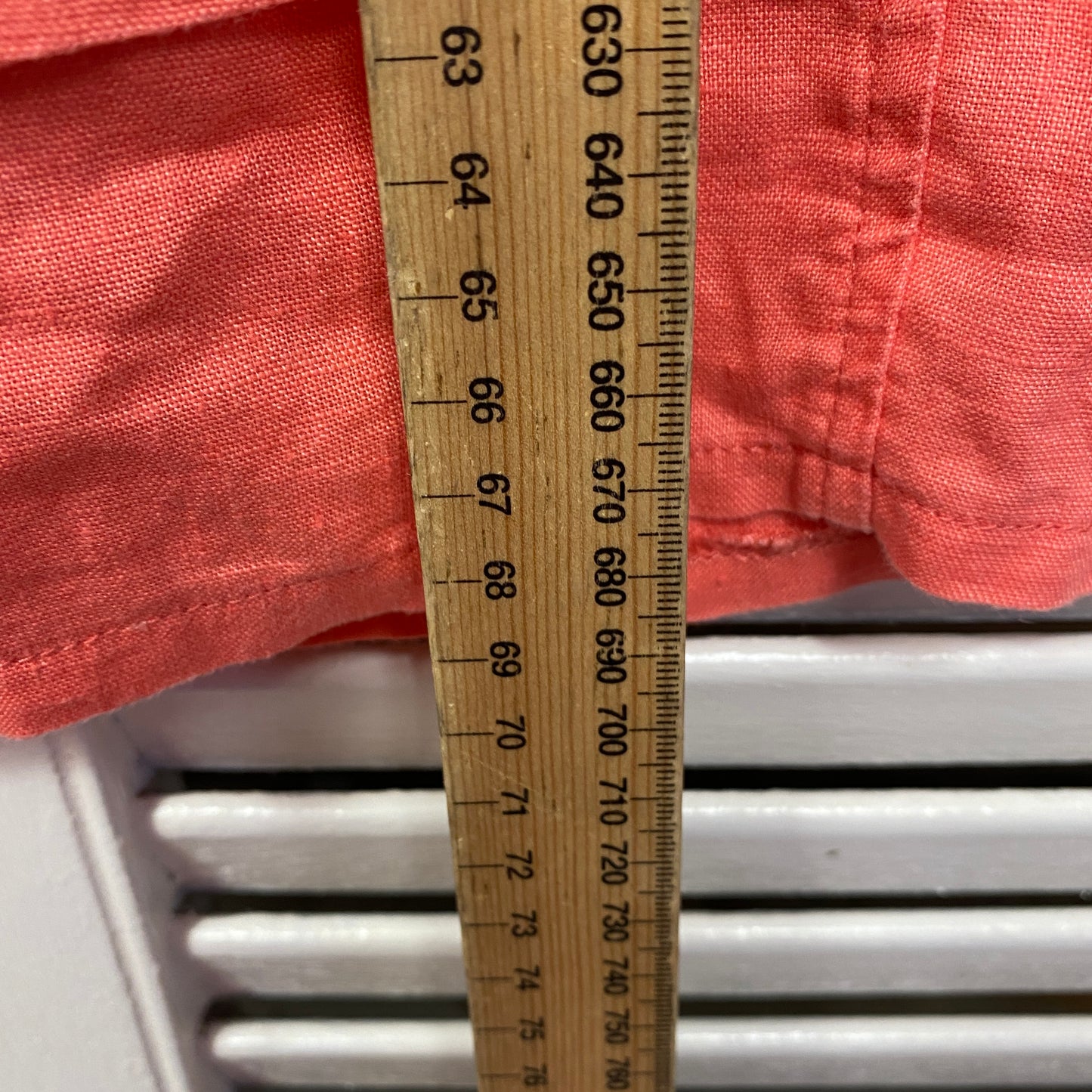 W Lane Skirt Size 14 Peach Pencil Knee Length Pockets
