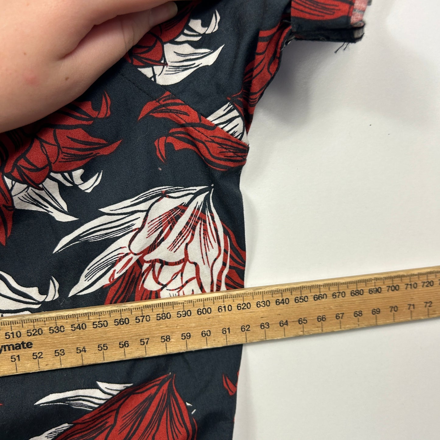 Connor Black Floral Shirt Slim Fit - Size XXL