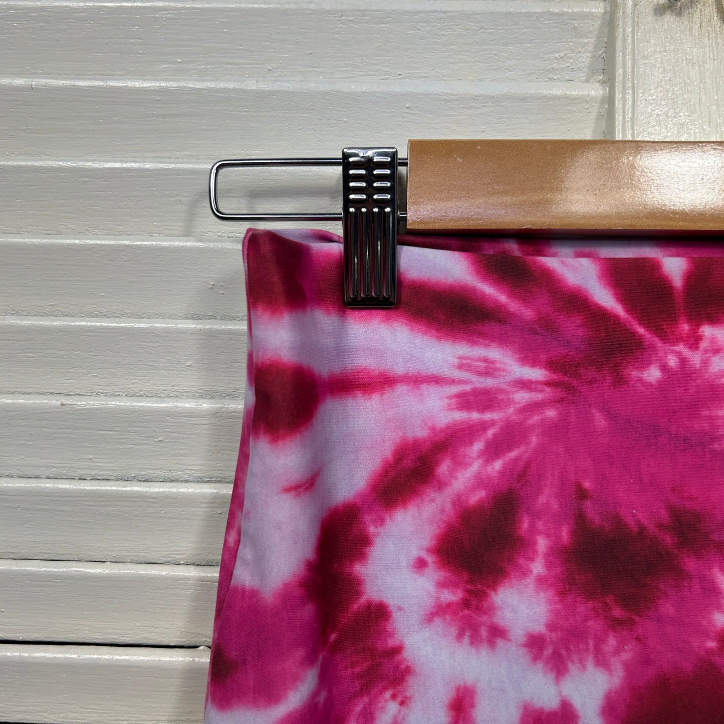 Exoticathletica Leggings Size Large 14 Pink Tie Dye Activewear