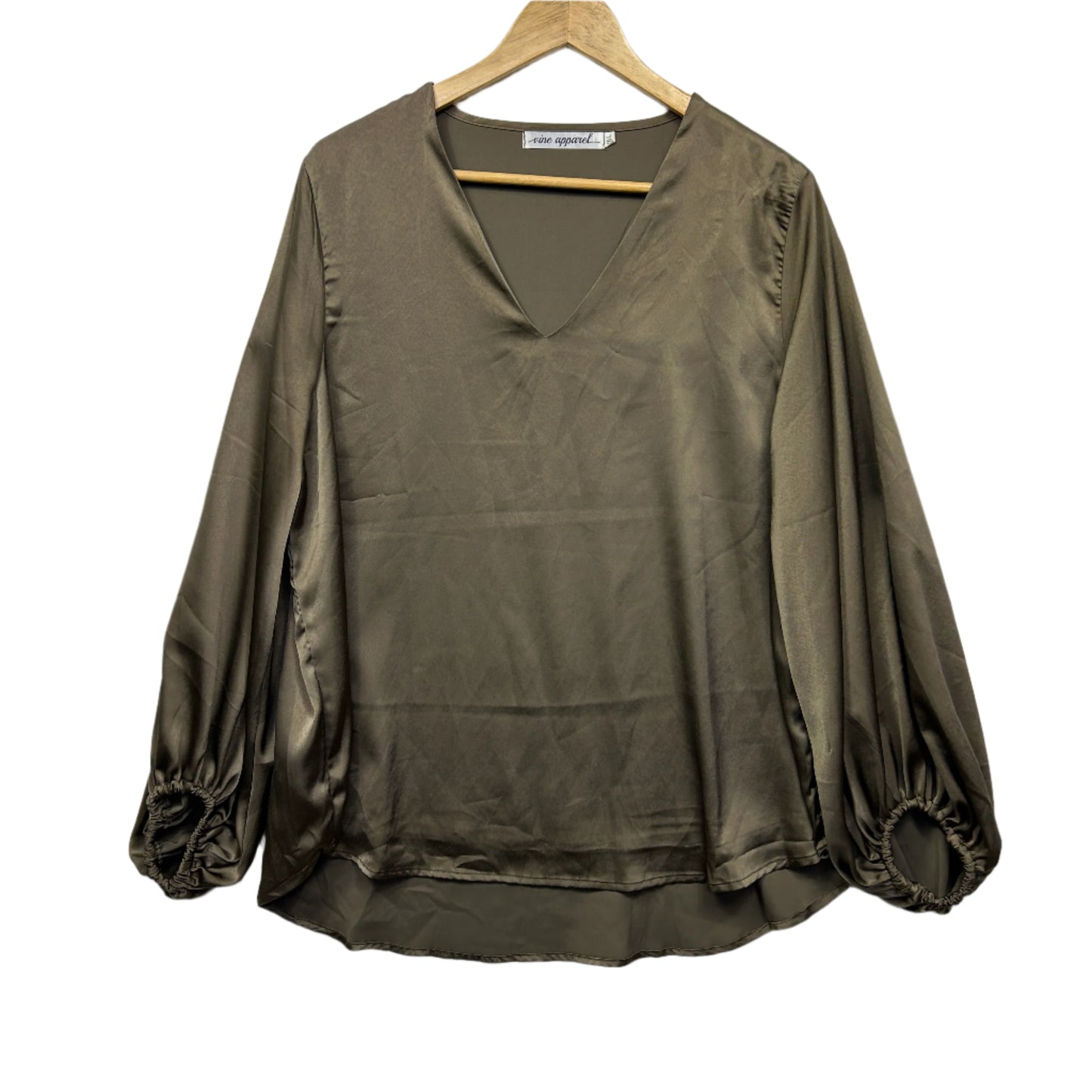 Vine Apparel Top Size Medium Large 14 16 Long Oversized Sleeve