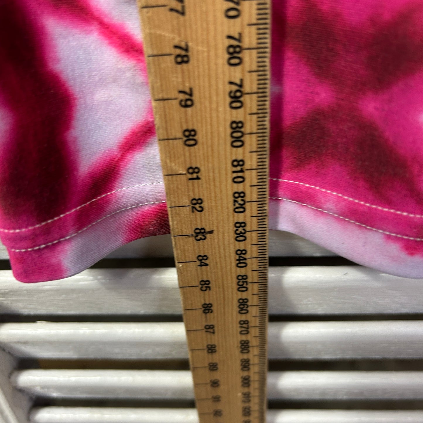 Exoticathletica Leggings Size Large 14 Pink Tie Dye Activewear