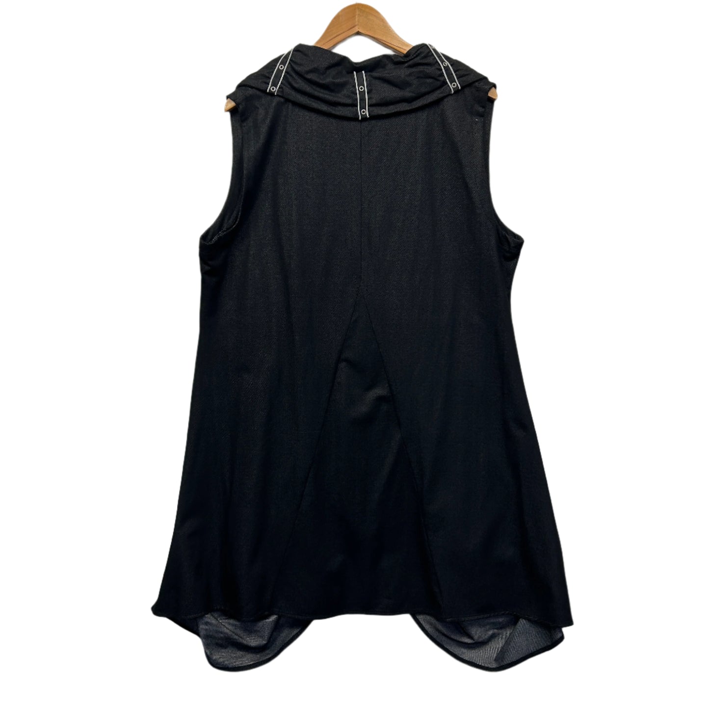 Taking Shape Tunic Top Size 18 Medium Plus Grey Sleeveless Layered