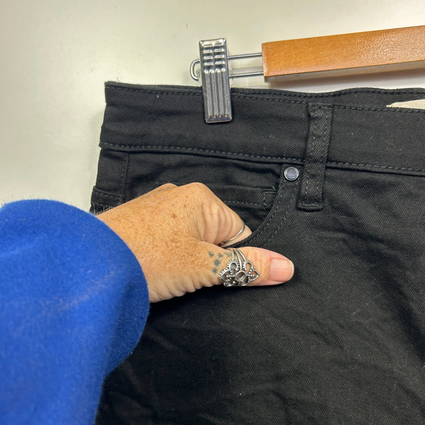 Target Short Size 16 Black Pockets Denim