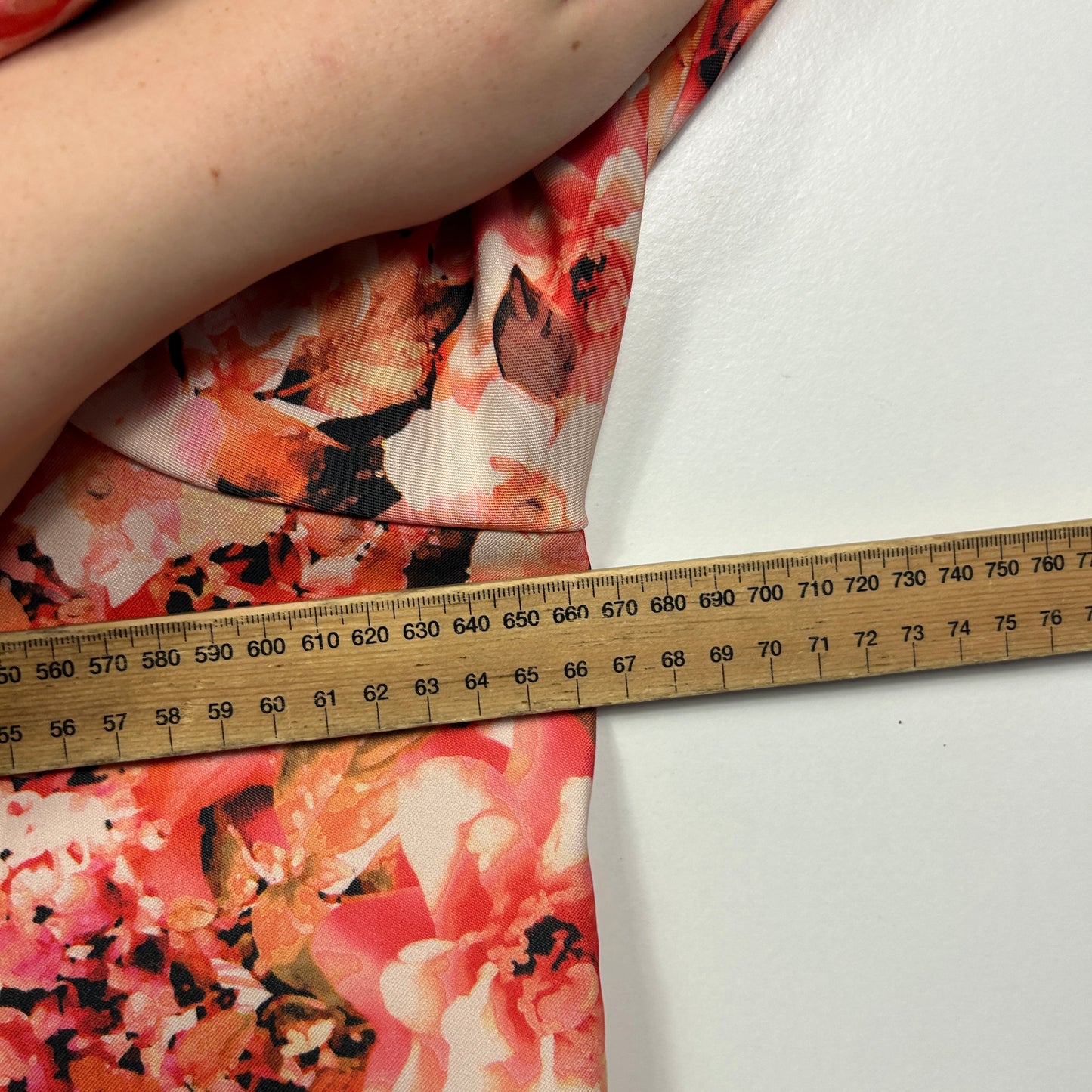 Autograph Coral Floral Print Blazer - Size 22