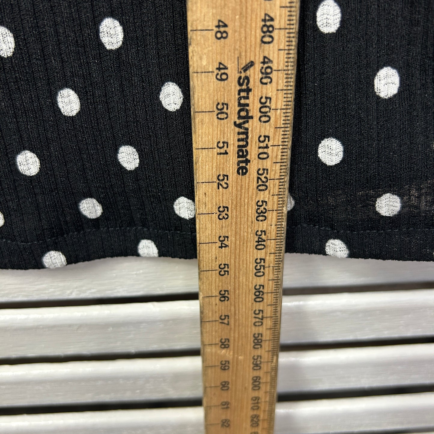 Witchery Top Size 14 Large Black White Polka Dots
