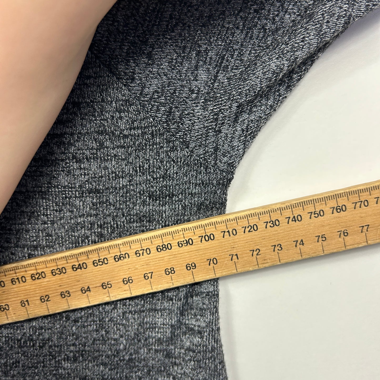 Caroline Morgan Charcoal Grey Asymmetric Top - Size 16