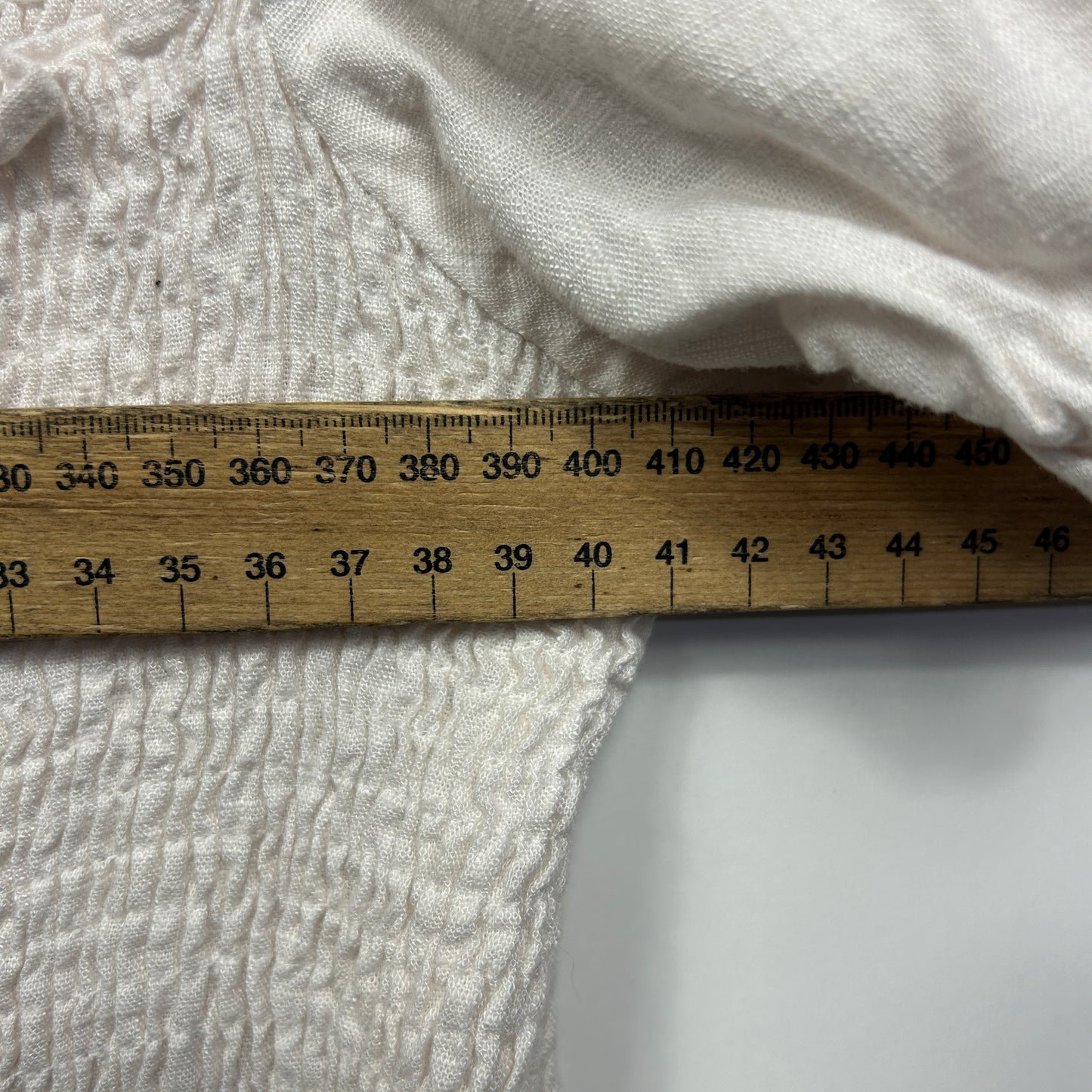 Miracle Dress Size 16 Cream Short Sleeve Linen Blend