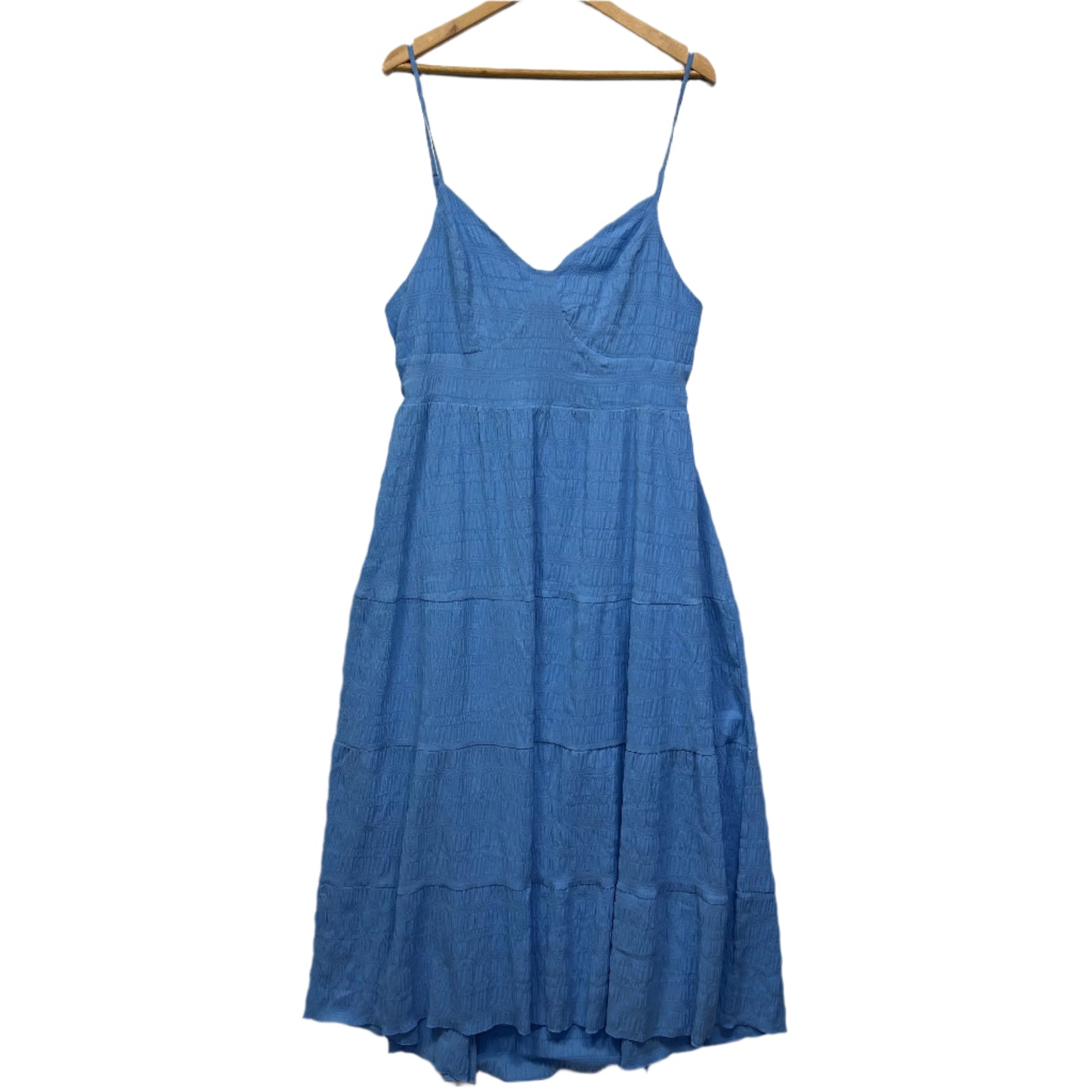 Shein Curve Maxi Dress Size 1XL 16 Blue Sleeveless