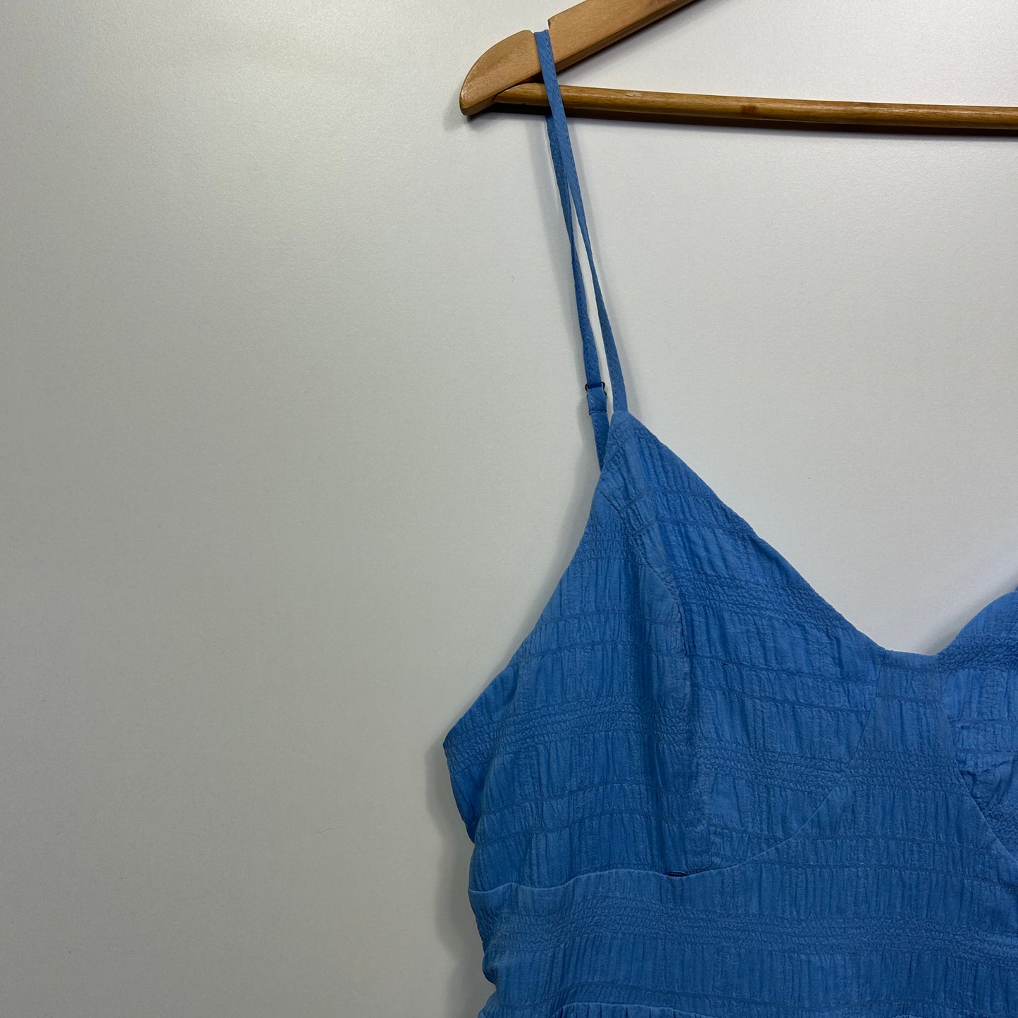 Shein Curve Maxi Dress Size 1XL 16 Blue Sleeveless