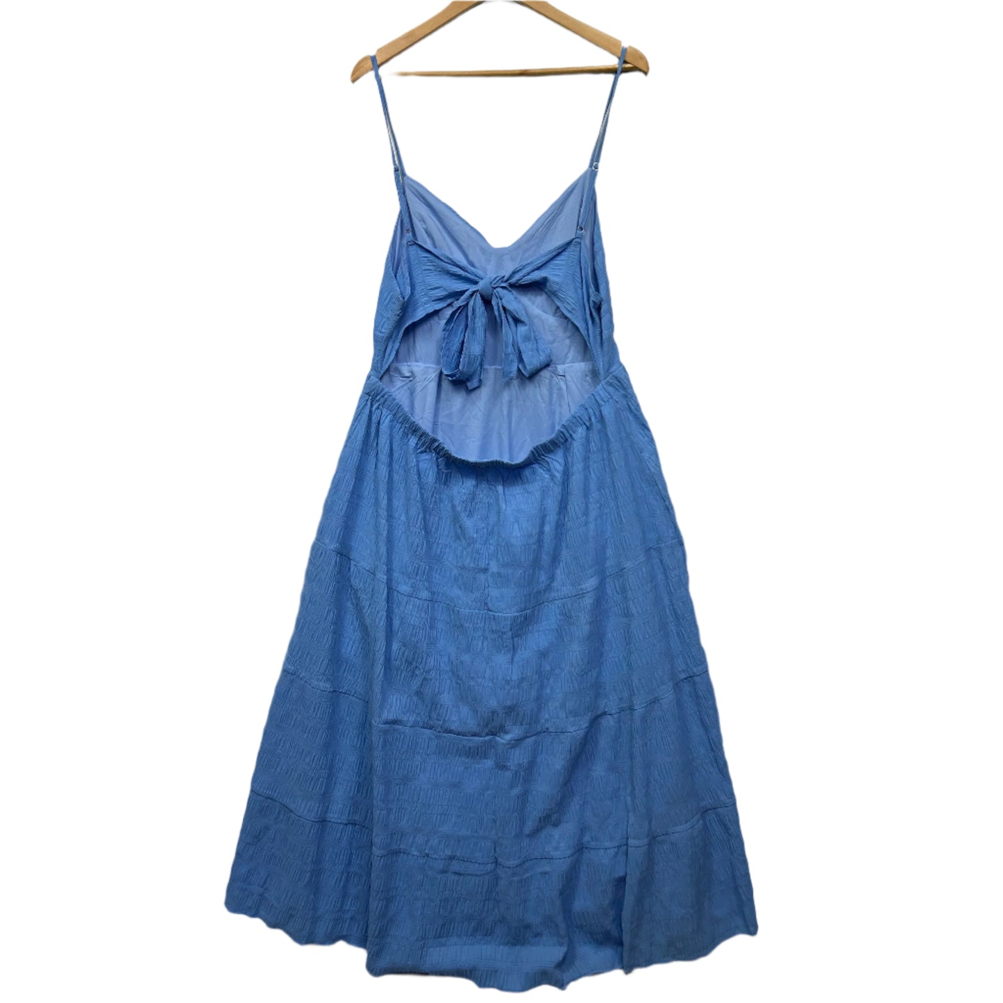 Shein Curve Maxi Dress Size 1XL 16 Blue Sleeveless