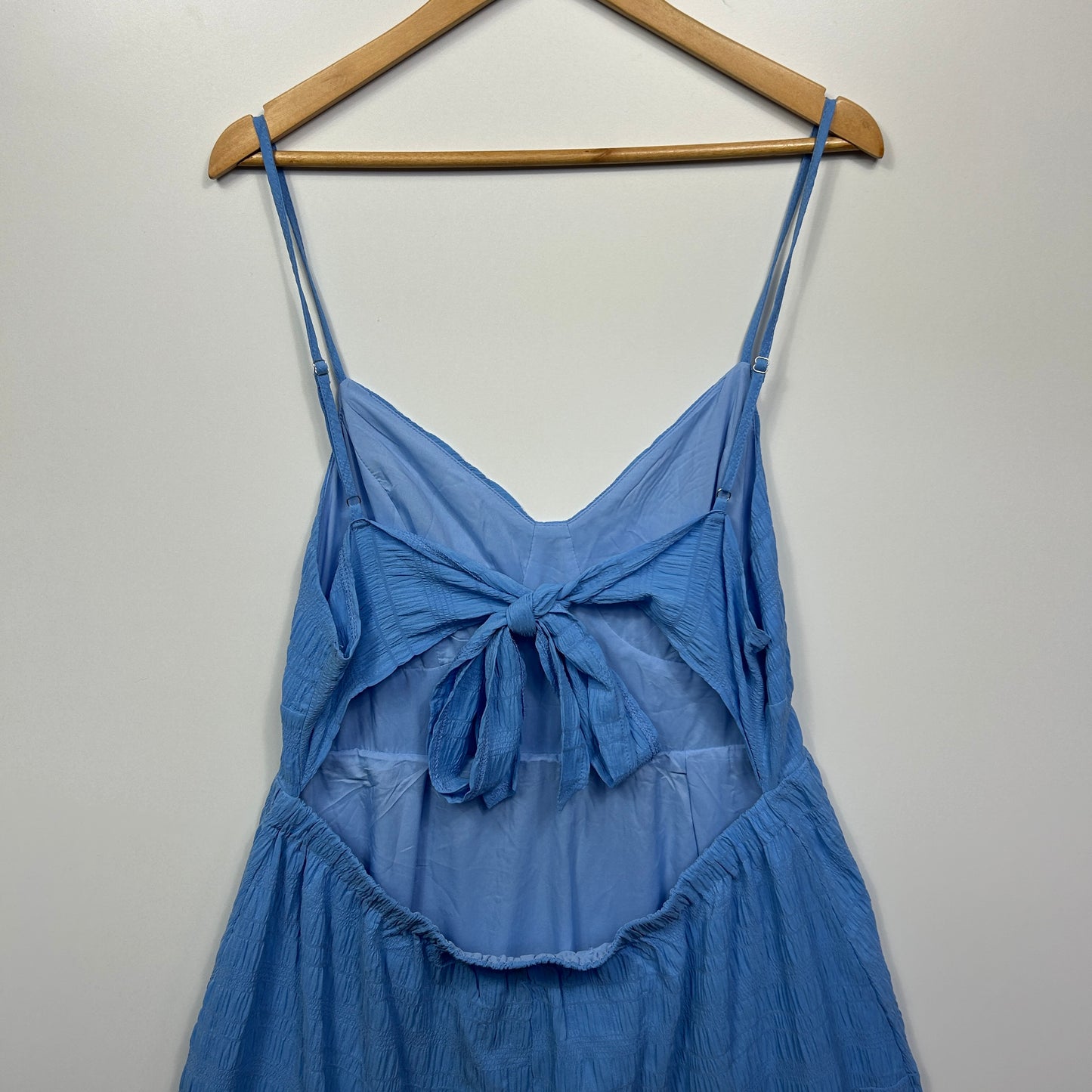 Shein Curve Maxi Dress Size 1XL 16 Blue Sleeveless