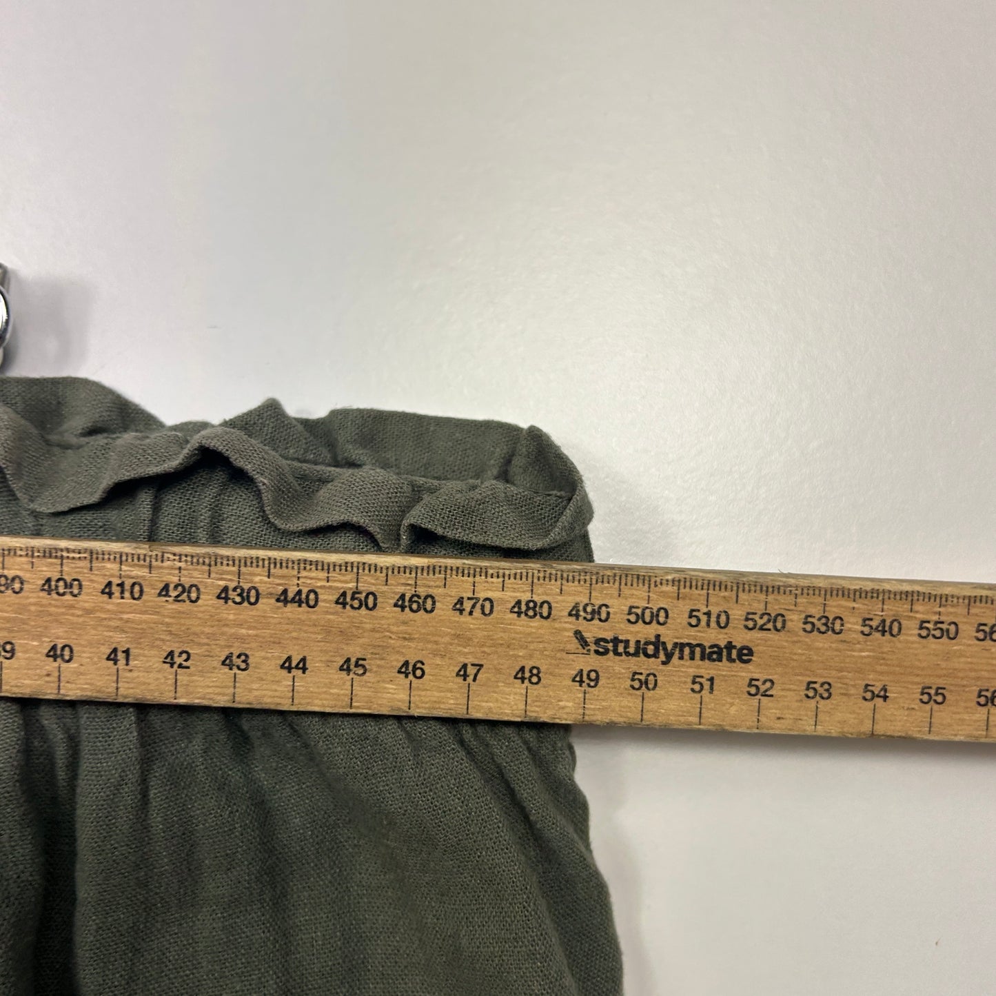 Anko Olive Green Linen Blend Pants - Size 18