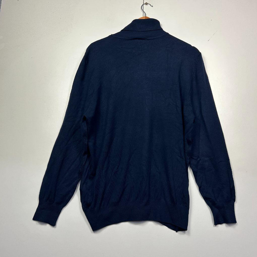 Millers Navy Roll Neck Jumper - Size XXL