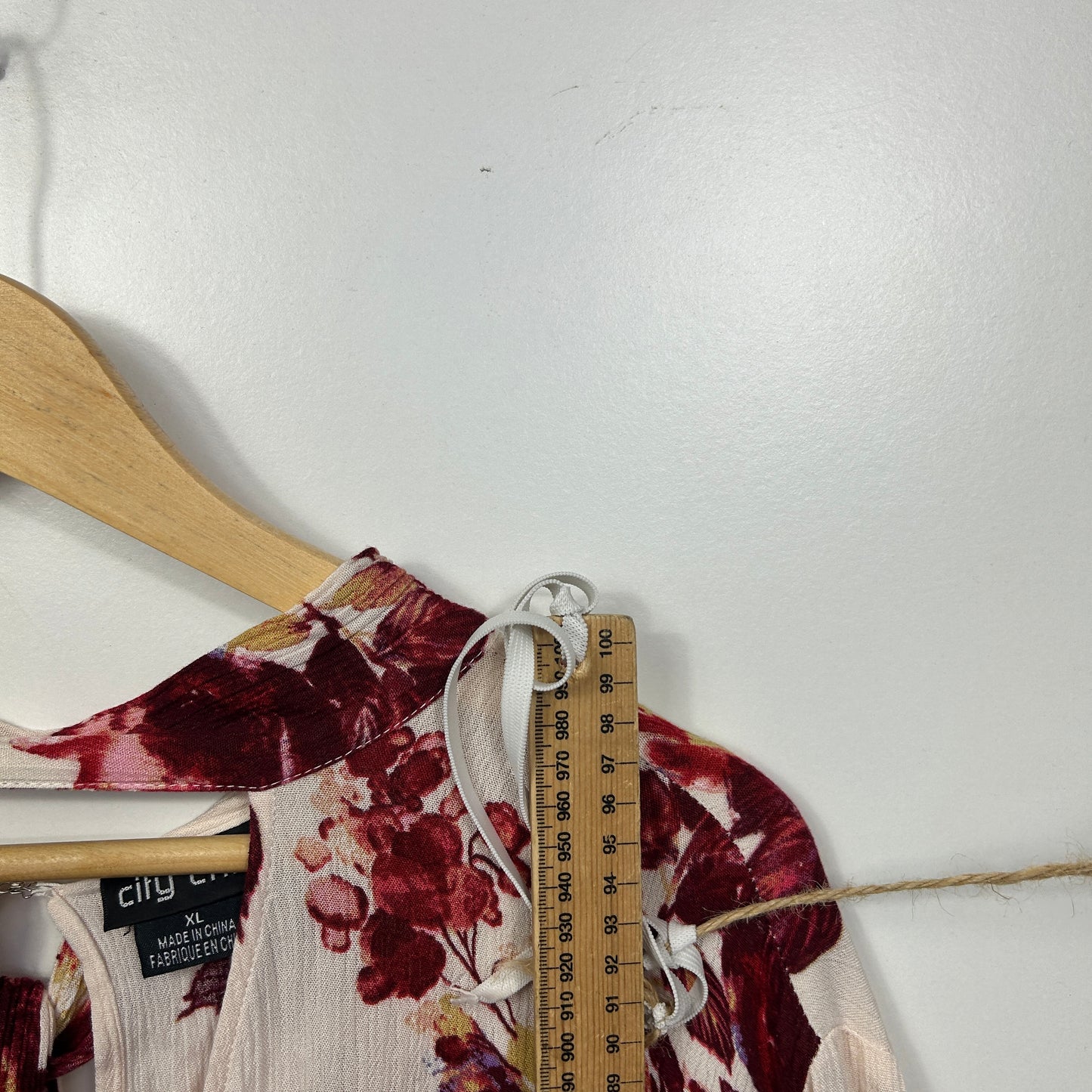 City Chic Floral Long Sleeve Playsuit - Size 22/XL