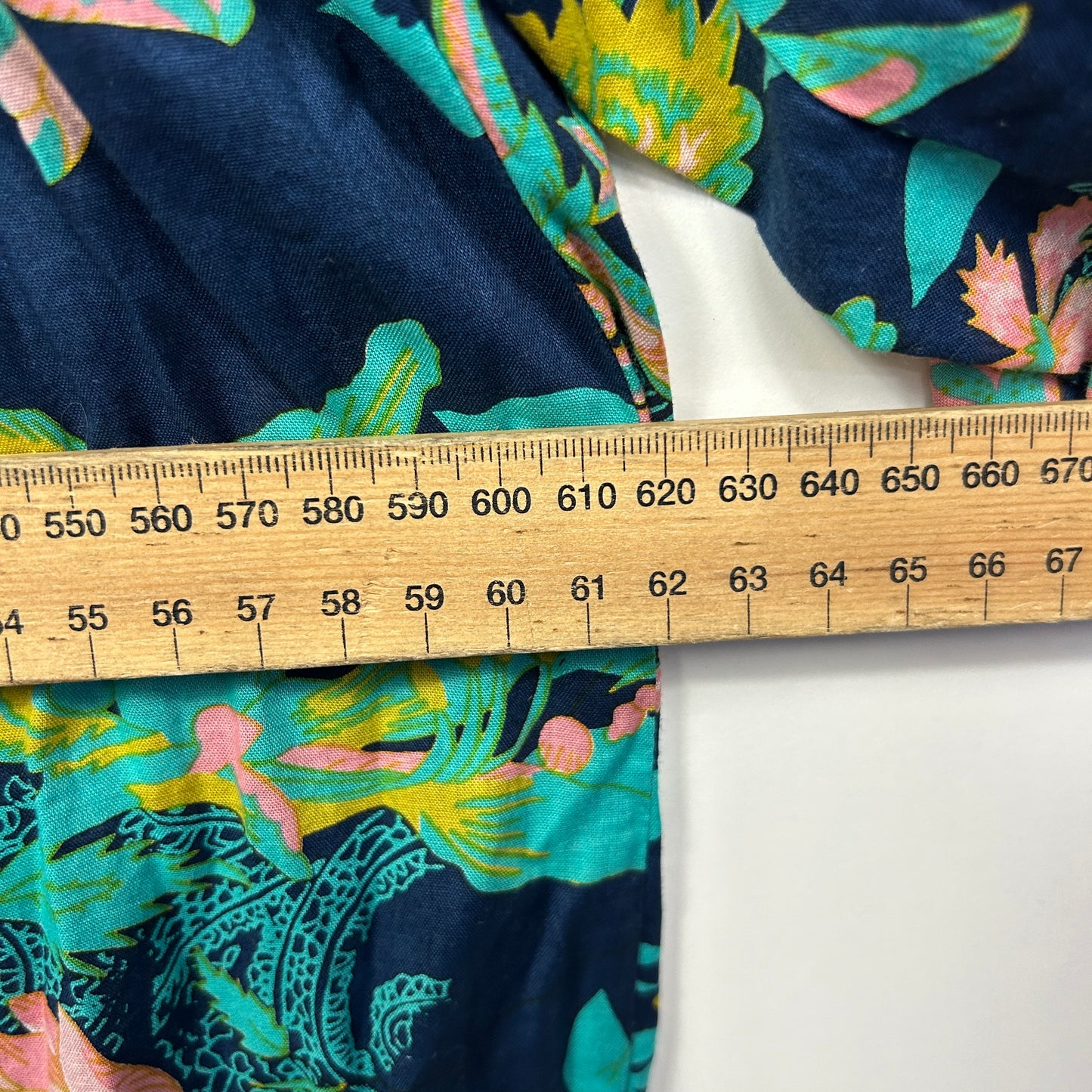 Coconinya Dress Size Large Floral Short Sleeve Teal Aqua