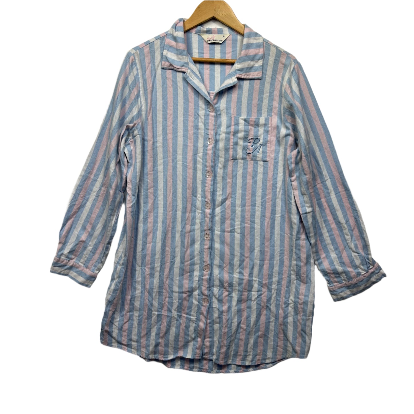 Peter Alexander PJ Top Size XL 16 Striped Long Sleeve