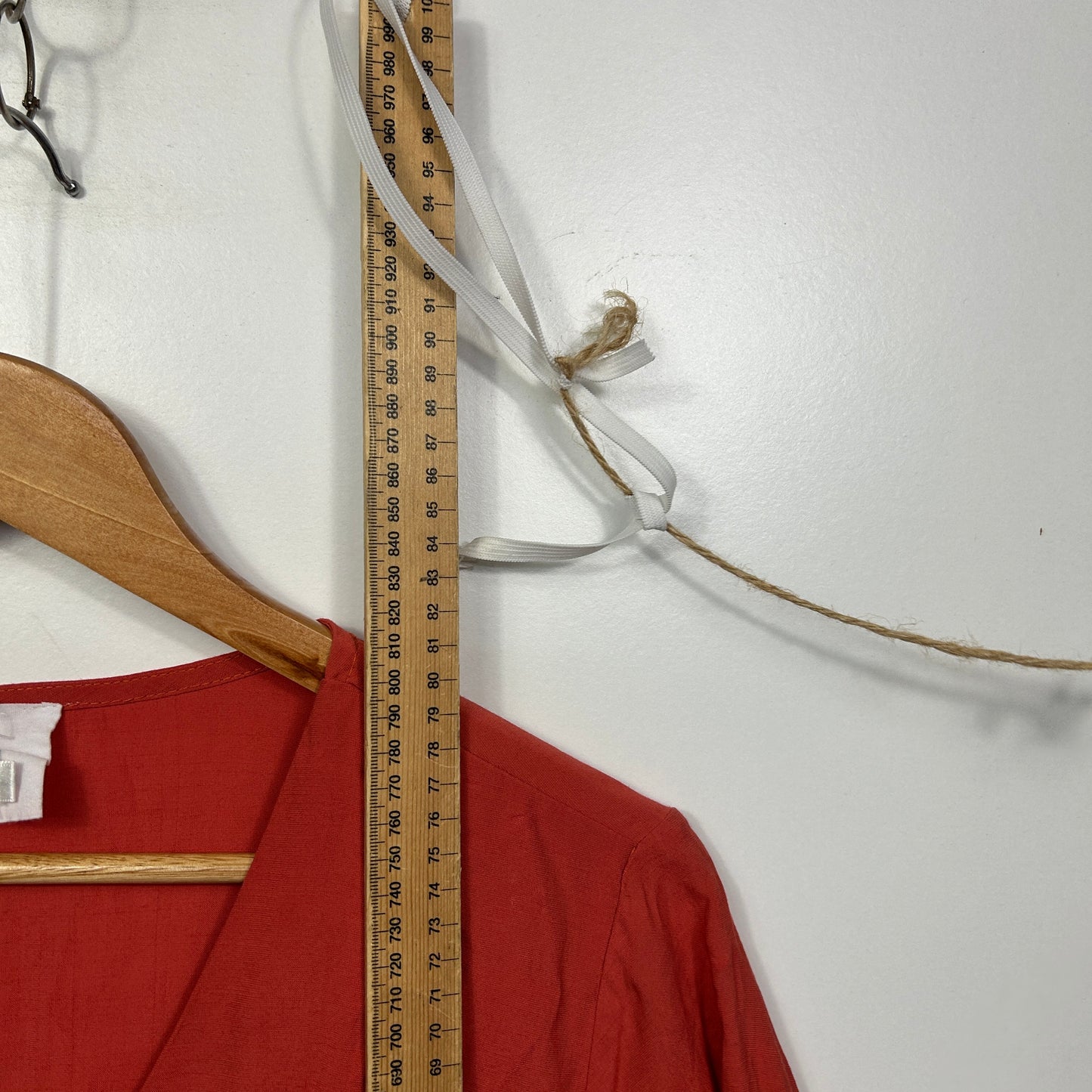 La Moda Plus Rust Short Sleeve Tunic Top - Size Large