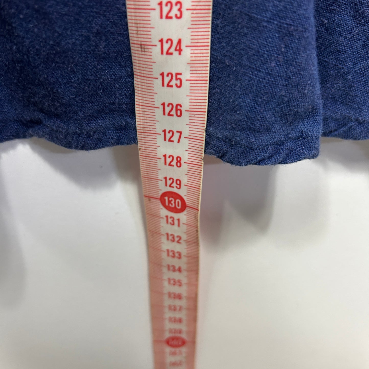 Sunny Girl Linen Maxi Dress Size 14 Blue Sleeveless Pockets