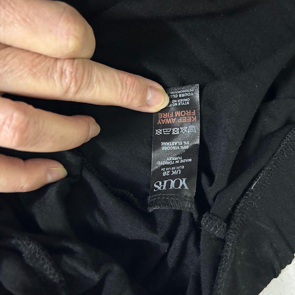 Yours Black Pants - Size 28