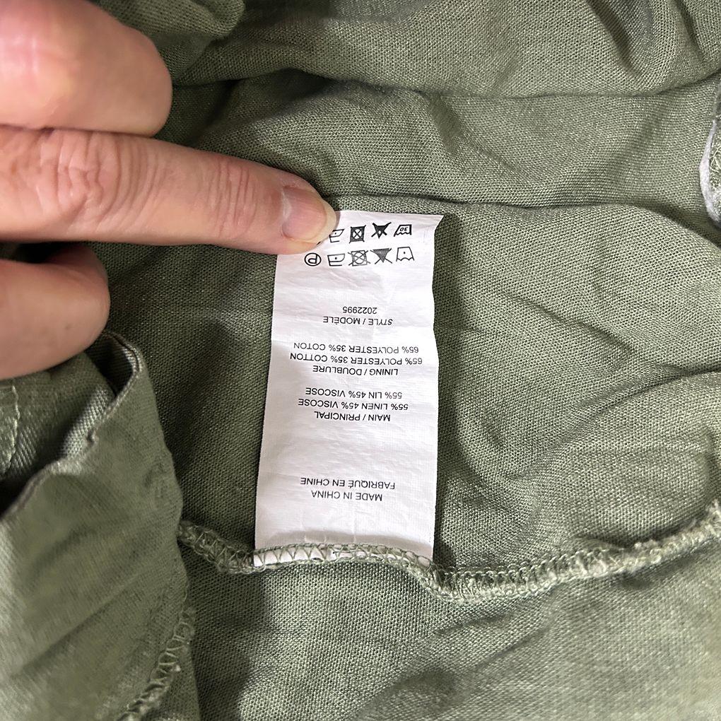 Autograph Khaki Linen Shorts - Size 26