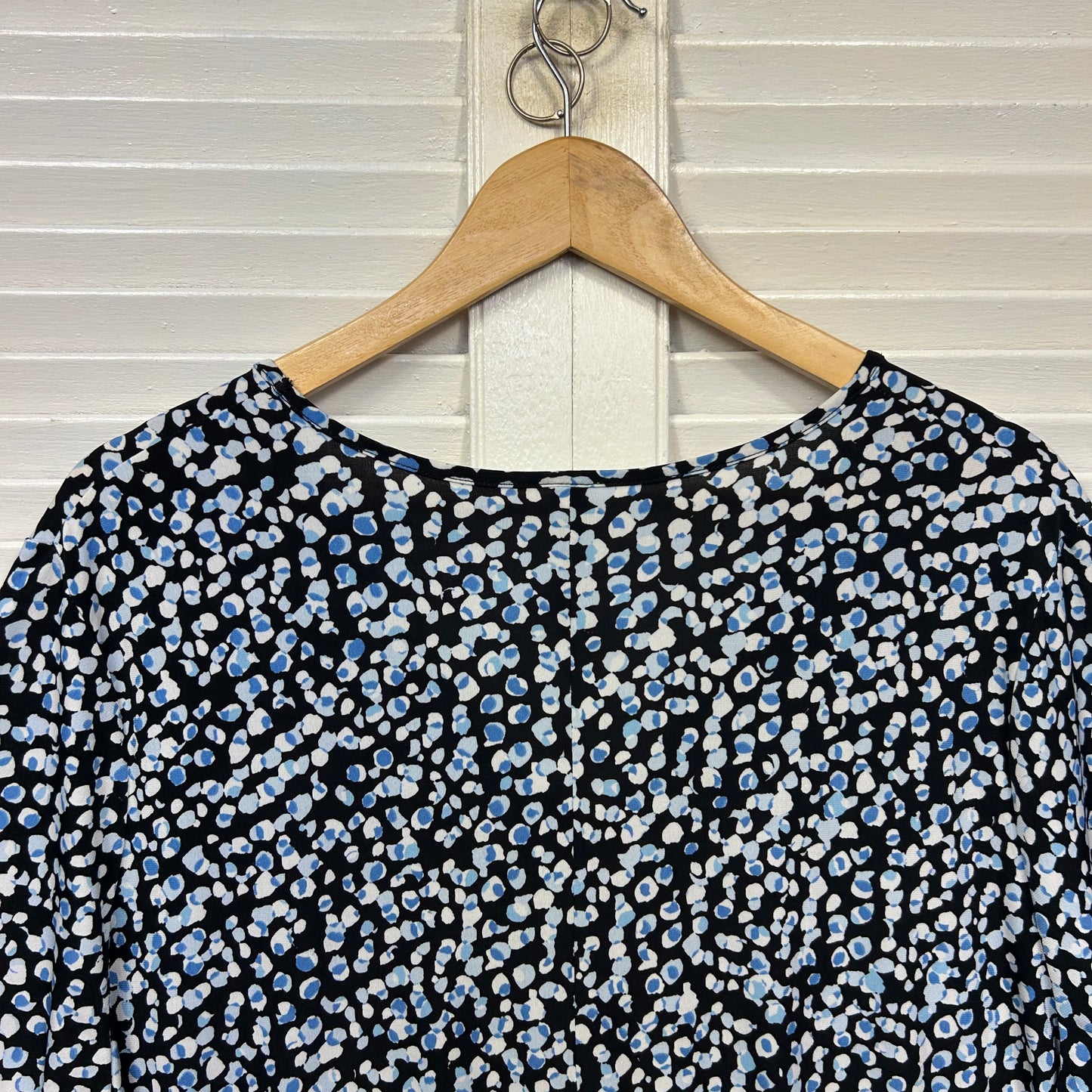 Taking Shape Top Size 18 Plus Multicoloured Short Sleeve