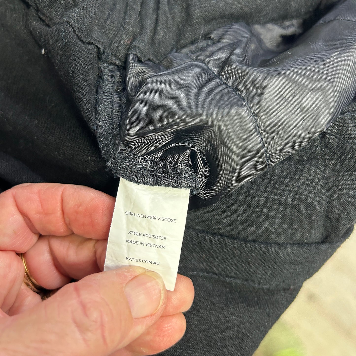 Katies Black Shorts - Size 16